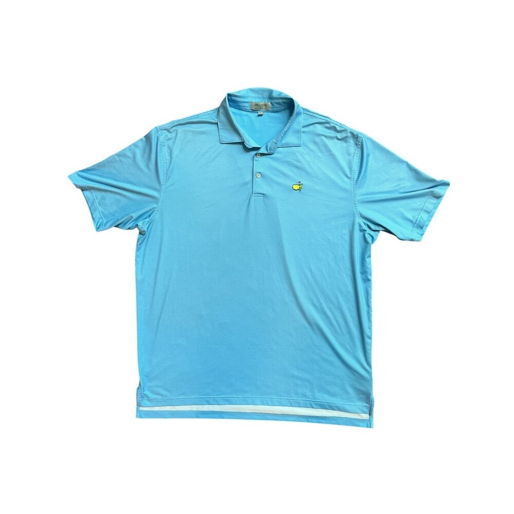 MASTERS Designed by Peter Millar Augusta National Teal Performance Polo Shirt XL